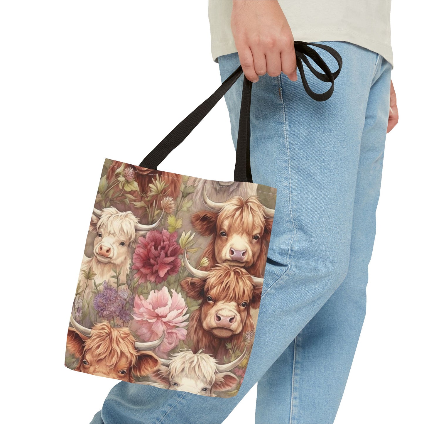 Highland Cow Tote Bag (AOP)