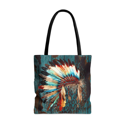 Native Head Dress Tote Bag (AOP)