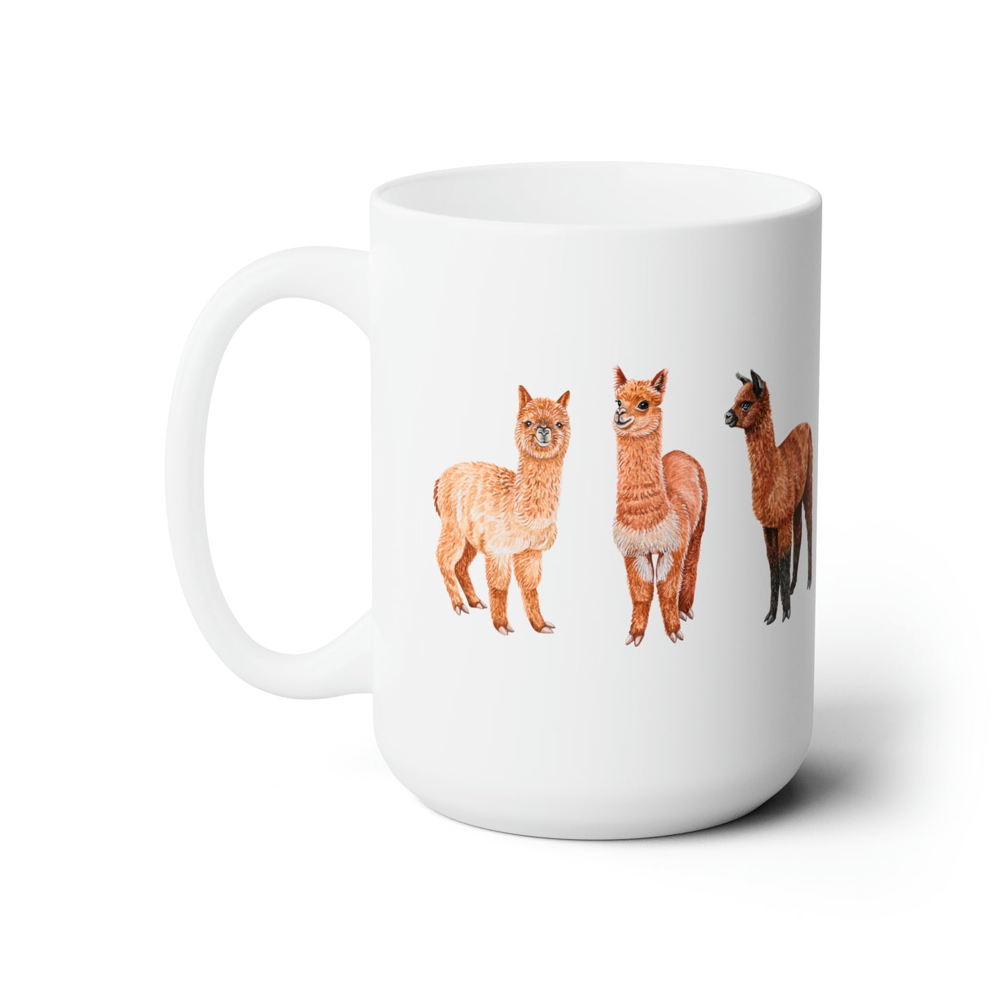 Alpaca Alpaca Alpaca Ceramic Mug 15oz