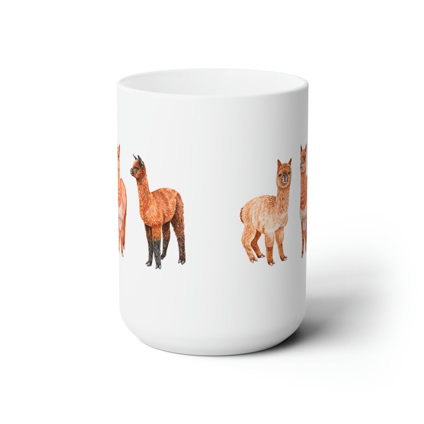 Alpaca Alpaca Alpaca Ceramic Mug 15oz