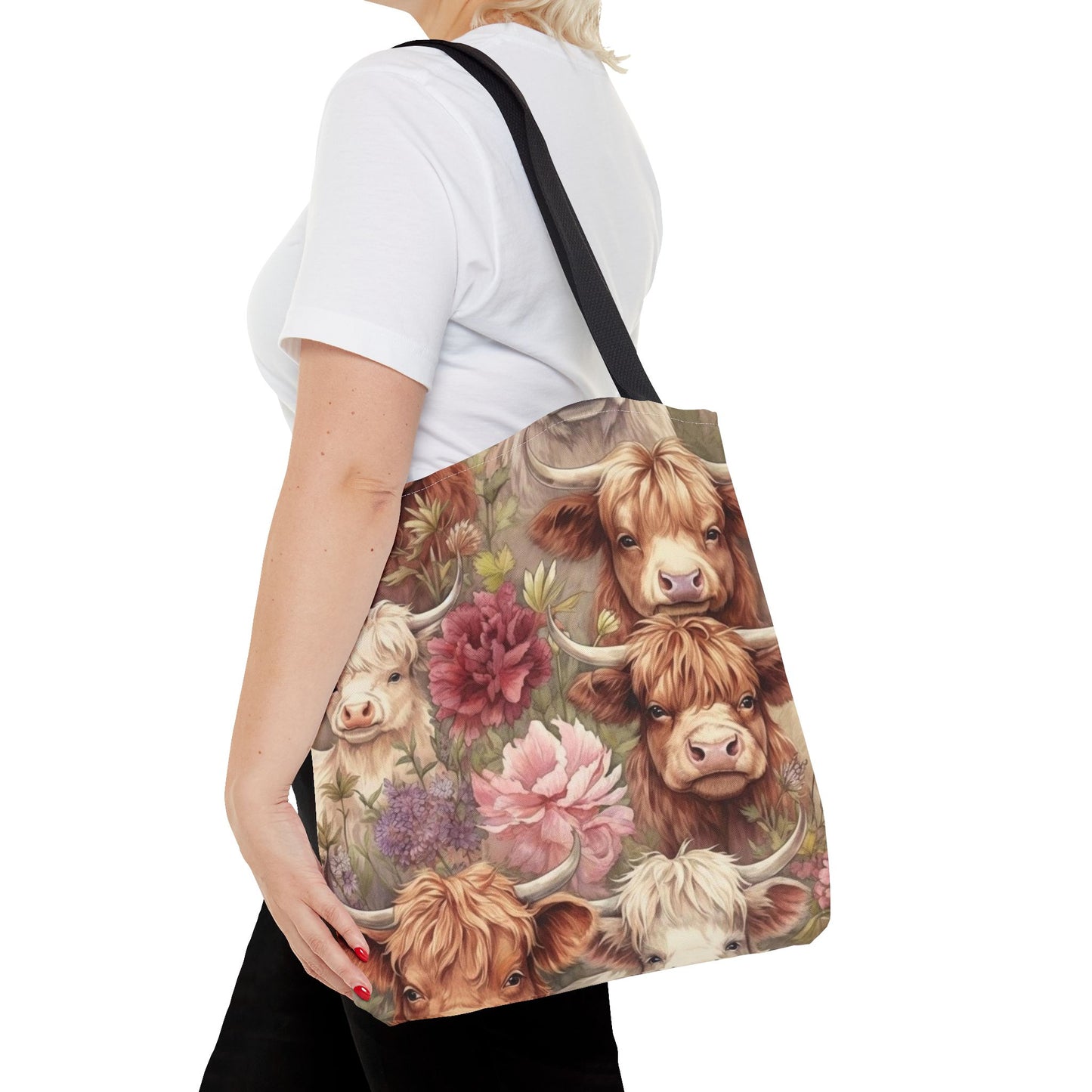 Highland Cow Tote Bag (AOP)