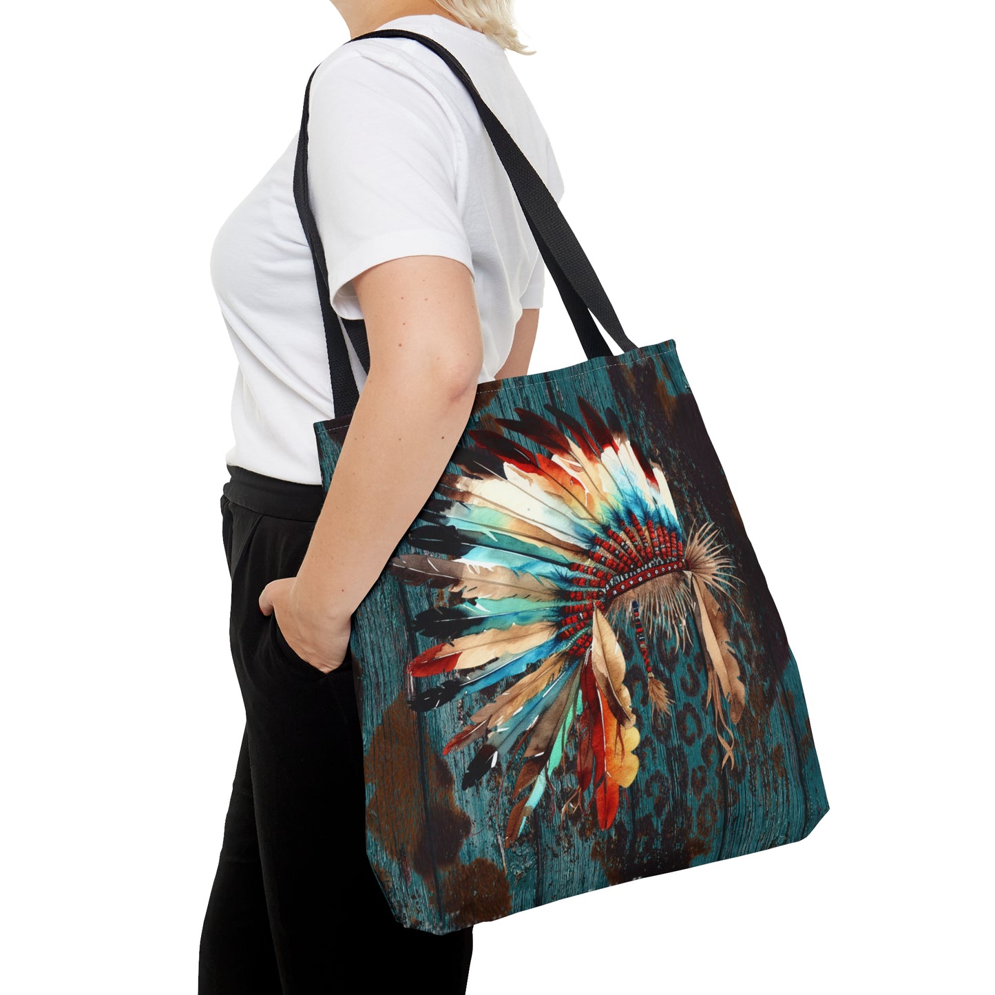 Native Head Dress Tote Bag (AOP)