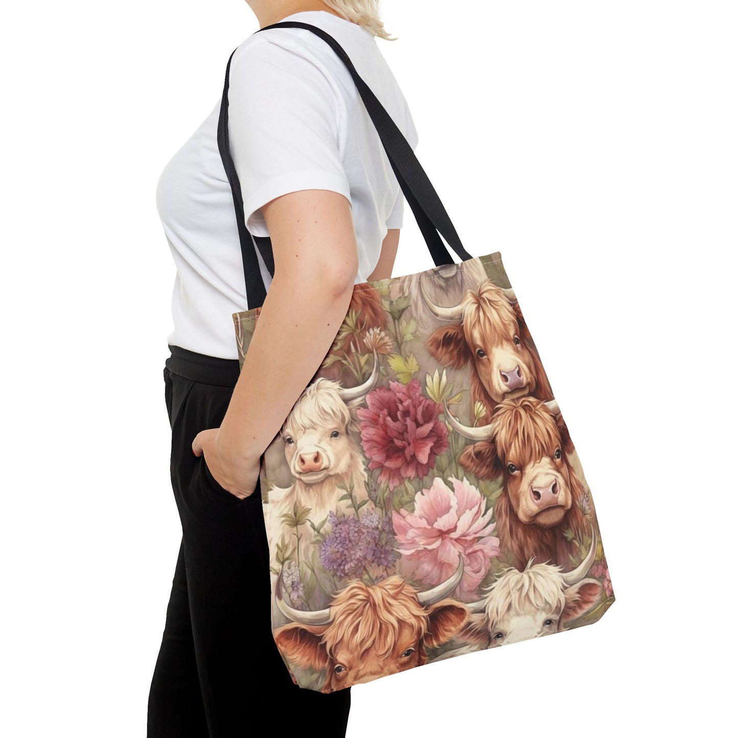 Highland Cow Tote Bag (AOP)