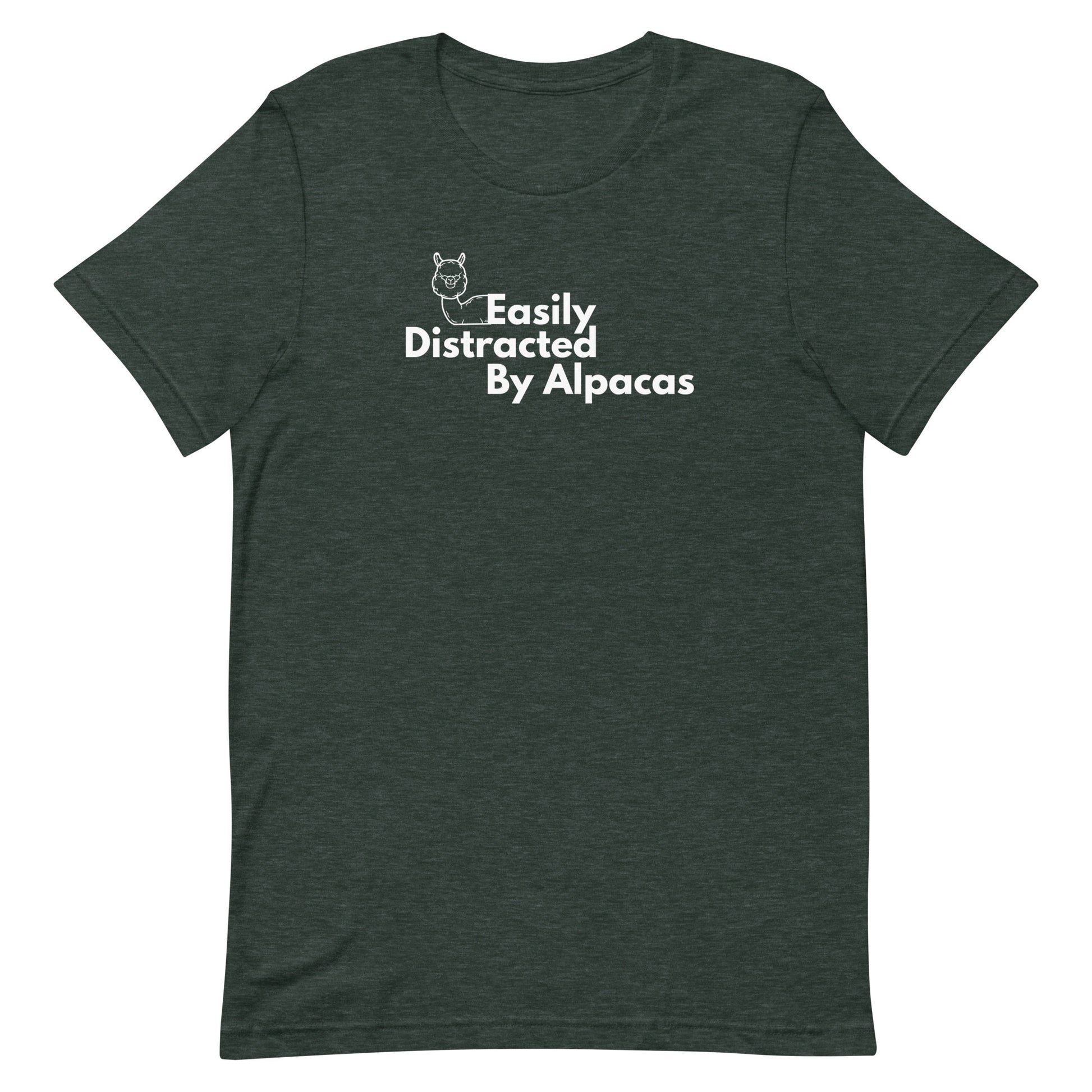 Easily Distracted By Alpacas t-shirt – TexasDiamondDFarms