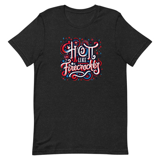 Ignite your wardrobe with our 'Hot Like Firecracker' T-shirt, exclusively at Texas Diamond D Farms. Perfect for celebrating the 4th of July or any festive occasion, this vibrant tee captures the spirit of independence and fun. 