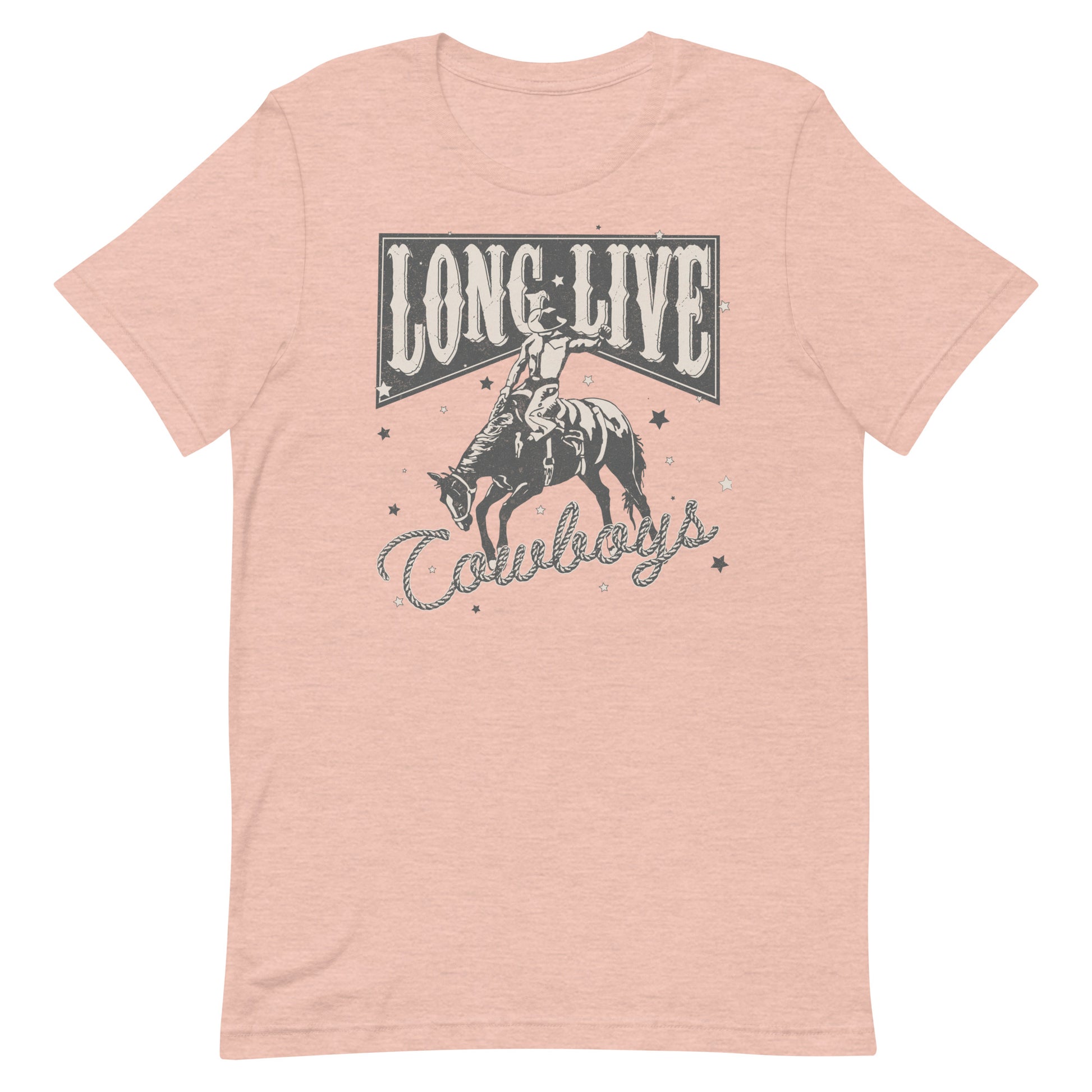 Embrace the timeless spirit of the Wild West with our 'Long Live Cowboys' t-shirt. Crafted with premium quality materials and featuring a bold design, this shirt pays homage to the rugged courage and indomitable spirit of cowboys. Whether you're roaming the range or simply yearning for adventure, let this tee be your steadfast companion. Shop now and celebrate the enduring legacy of the cowboy lifestyle