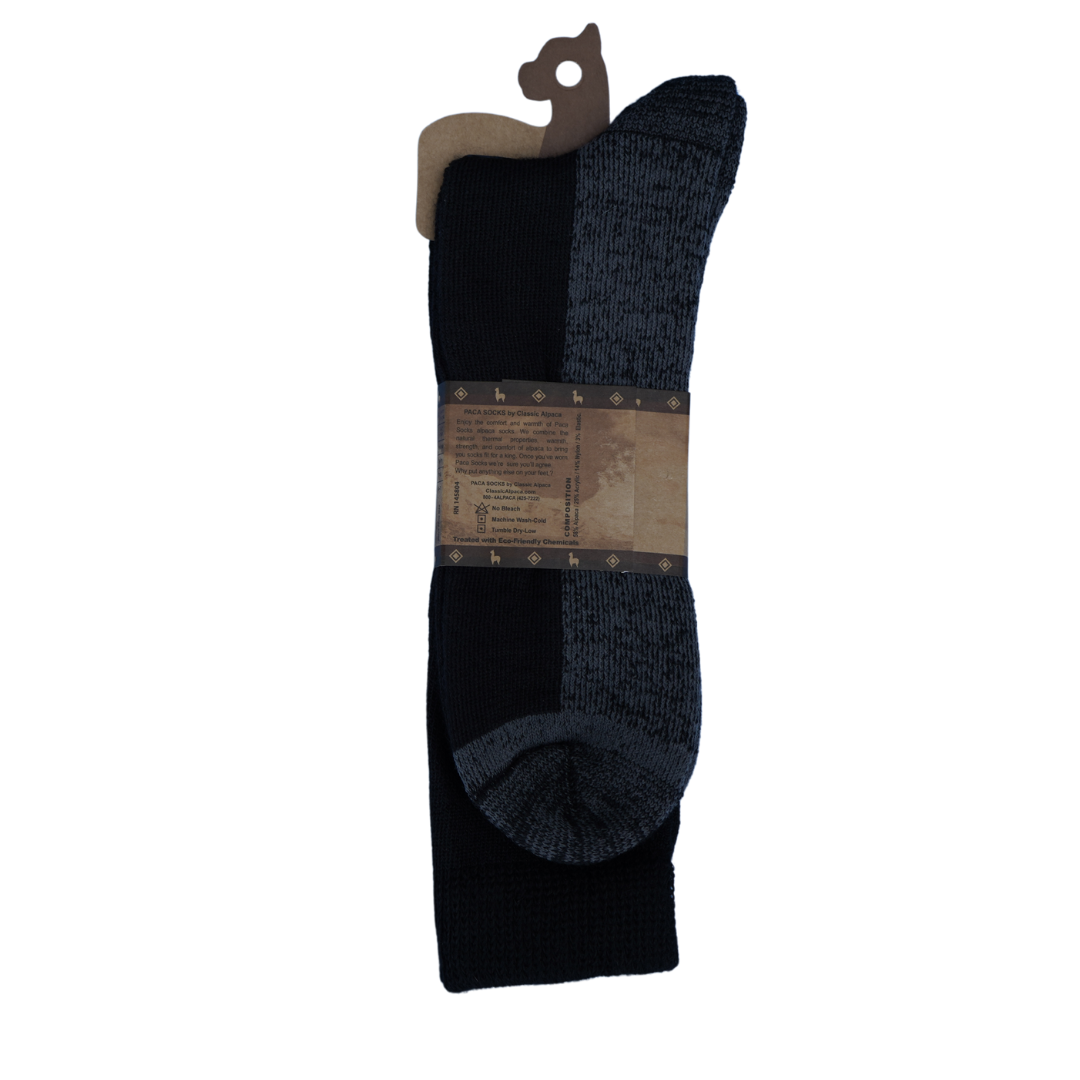 Discover the ultimate comfort with our luxurious collection of alpaca socks. Crafted from premium alpaca wool, our socks offer unbeatable softness, warmth, and durability. Perfect for chilly days or outdoor adventures, these socks are designed to keep your feet cozy and stylish all day long. Experience the difference with alpaca socks - your feet will thank you! Shop now and treat your feet to the ultimate in comfort and quality.