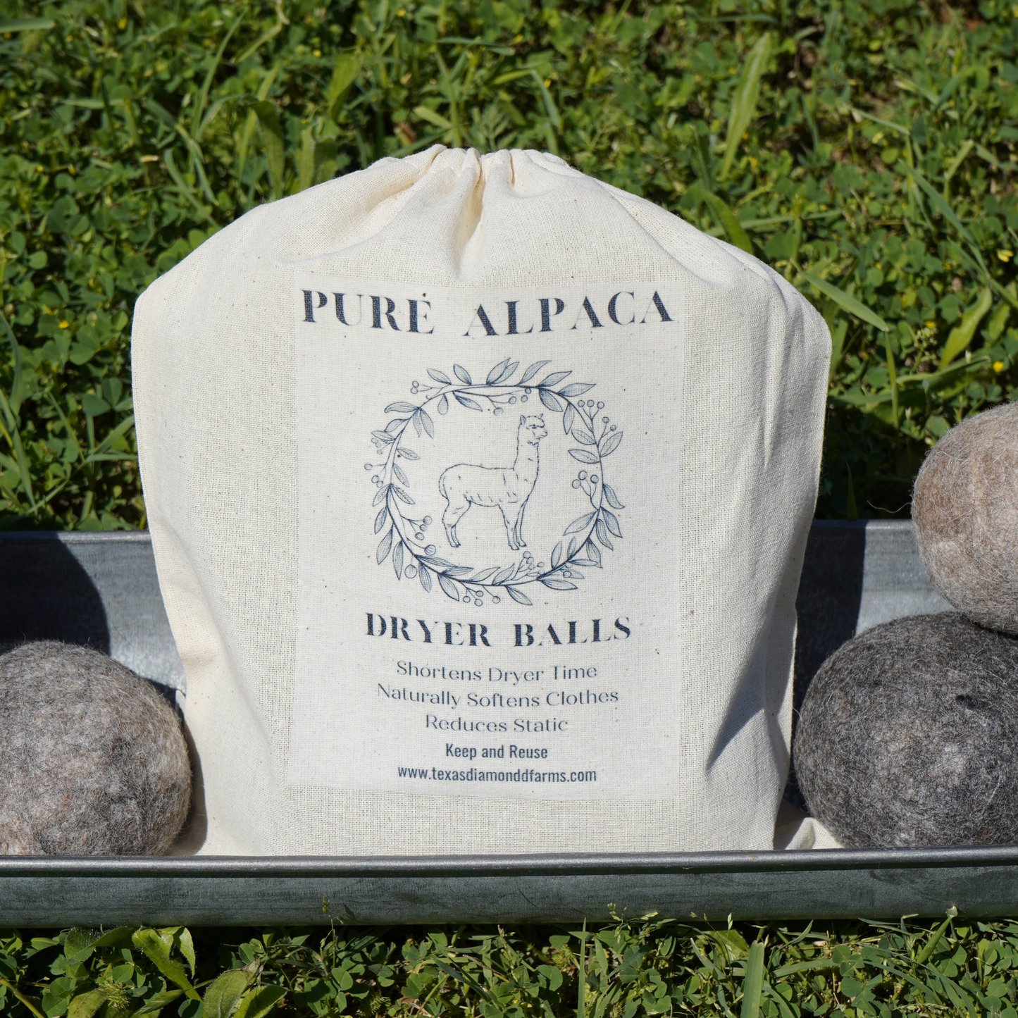 100% Alpaca Dryer Balls