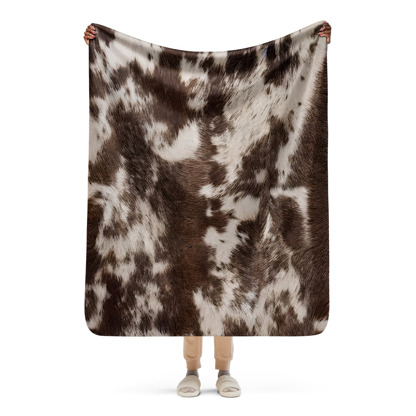 Texas Longhorn Sherpa blanket