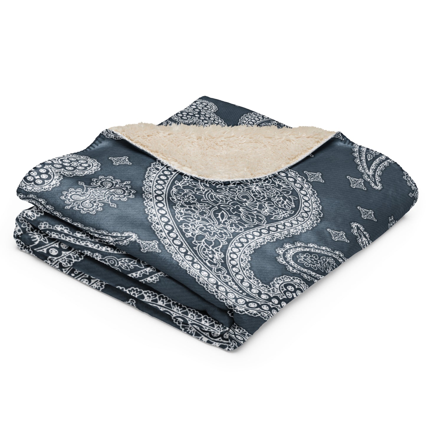 Wrap yourself in the warmth and charm of Texas with our Texas Paisley Sherpa Blanket. Inspired by the rich heritage and vibrant culture of the Lone Star State, this blanket is a fusion of cozy comfort and Texan style.