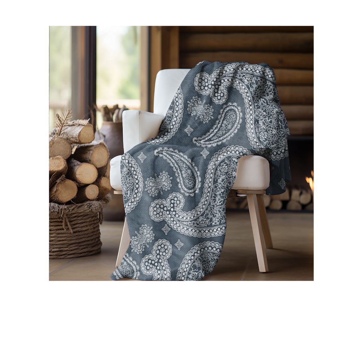 Wrap yourself in the warmth and charm of Texas with our Texas Paisley Sherpa Blanket. Inspired by the rich heritage and vibrant culture of the Lone Star State, this blanket is a fusion of cozy comfort and Texan style.