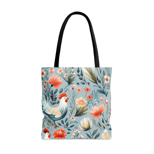 Elevate your style with our Vintage Chicken Tote Bag - a charming blend of nostalgia and practicality. Featuring a delightful retro-inspired design, this tote is not just a fashion accessory; it's a tribute to the timeless appeal of vintage aesthetics.&nbsp;