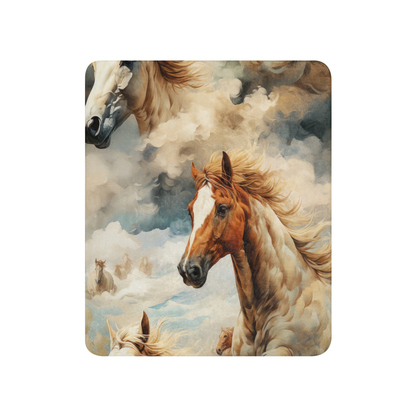 Spirit Horse Sherpa blanket