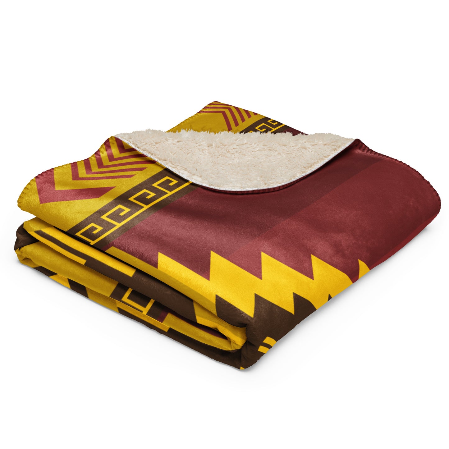 Royal Aztec Sherpa blanket