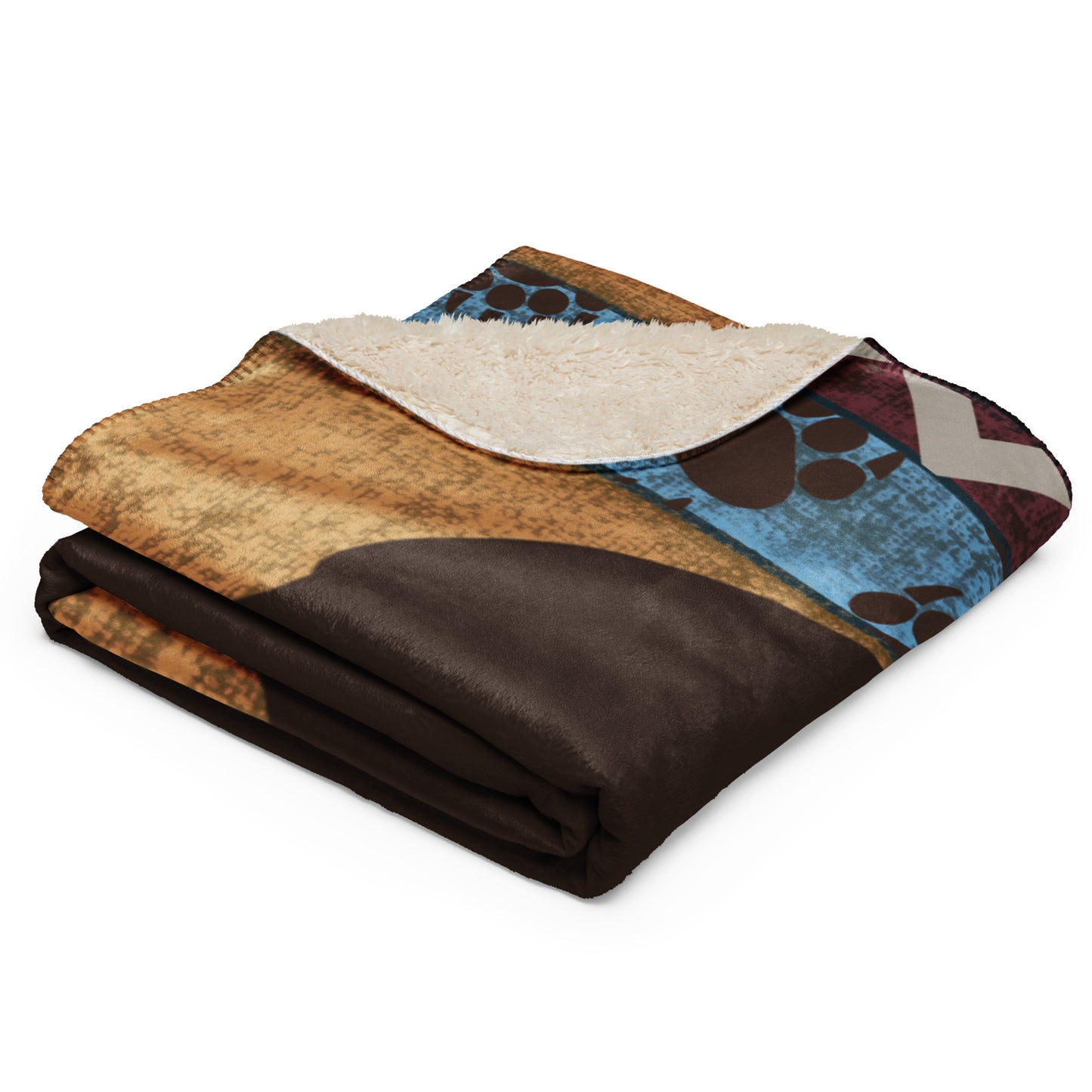 Native Bear Sherpa blanket