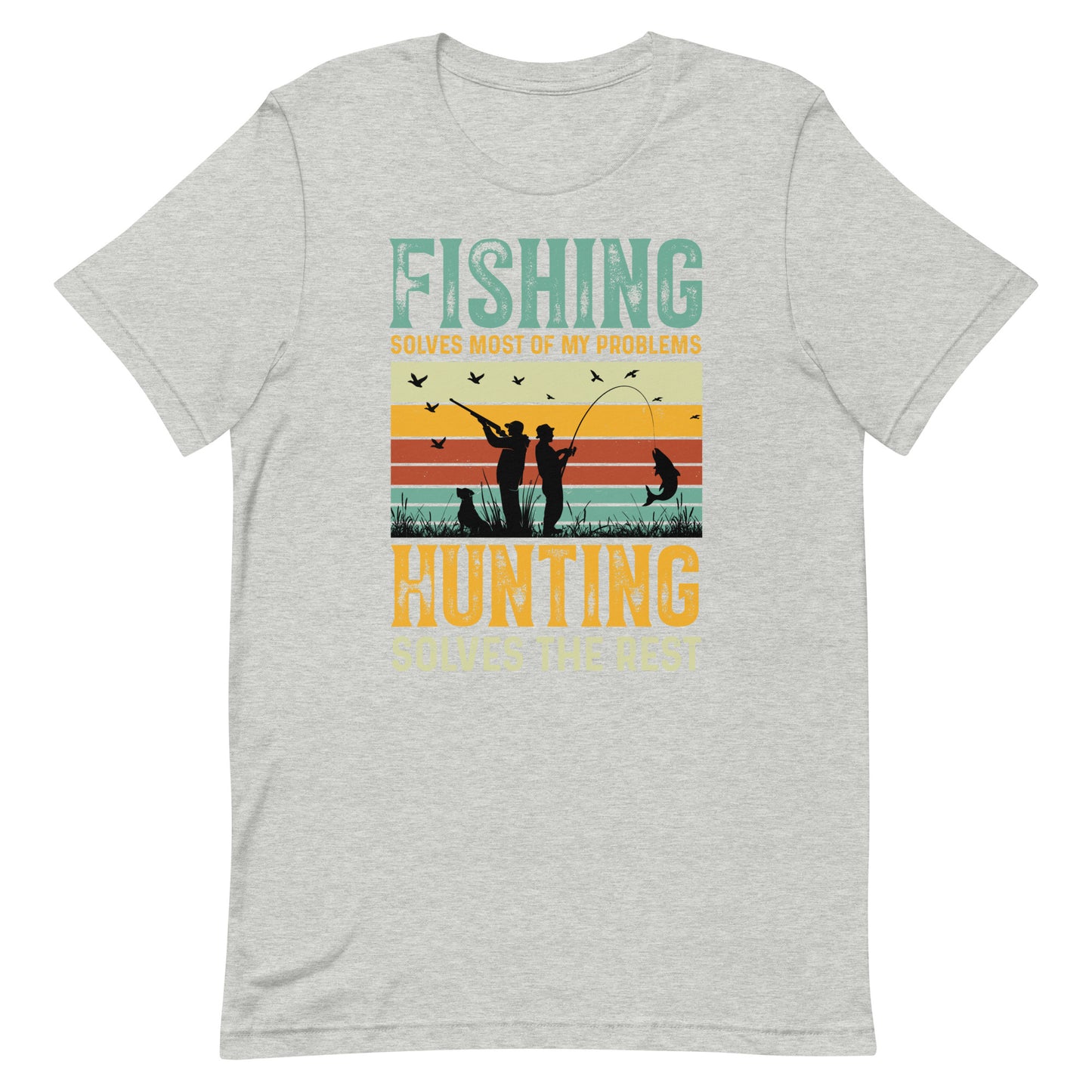 Fishing Solves Most Problems  t-shirt