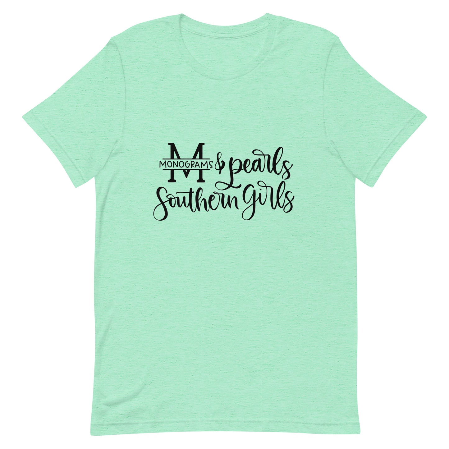 Monograms and Pearls t-shirt