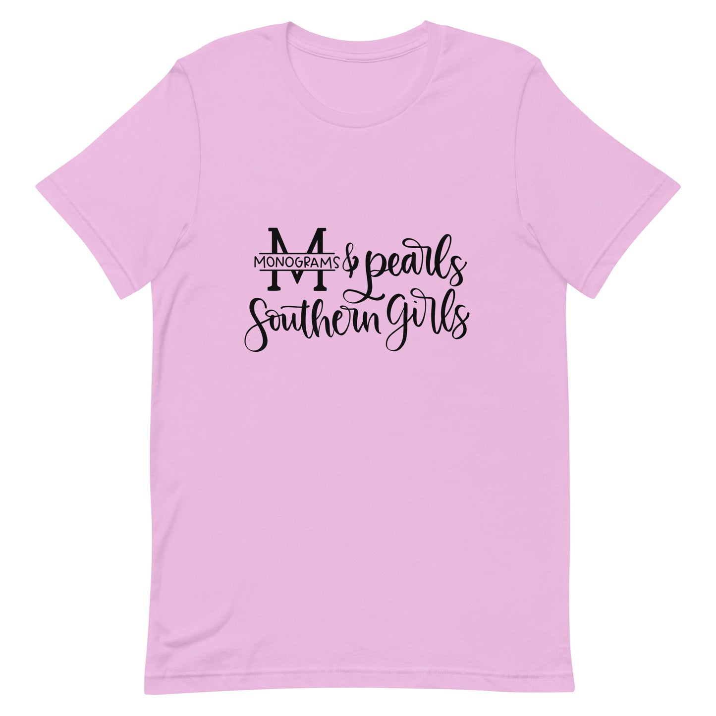 Monograms and Pearls t-shirt