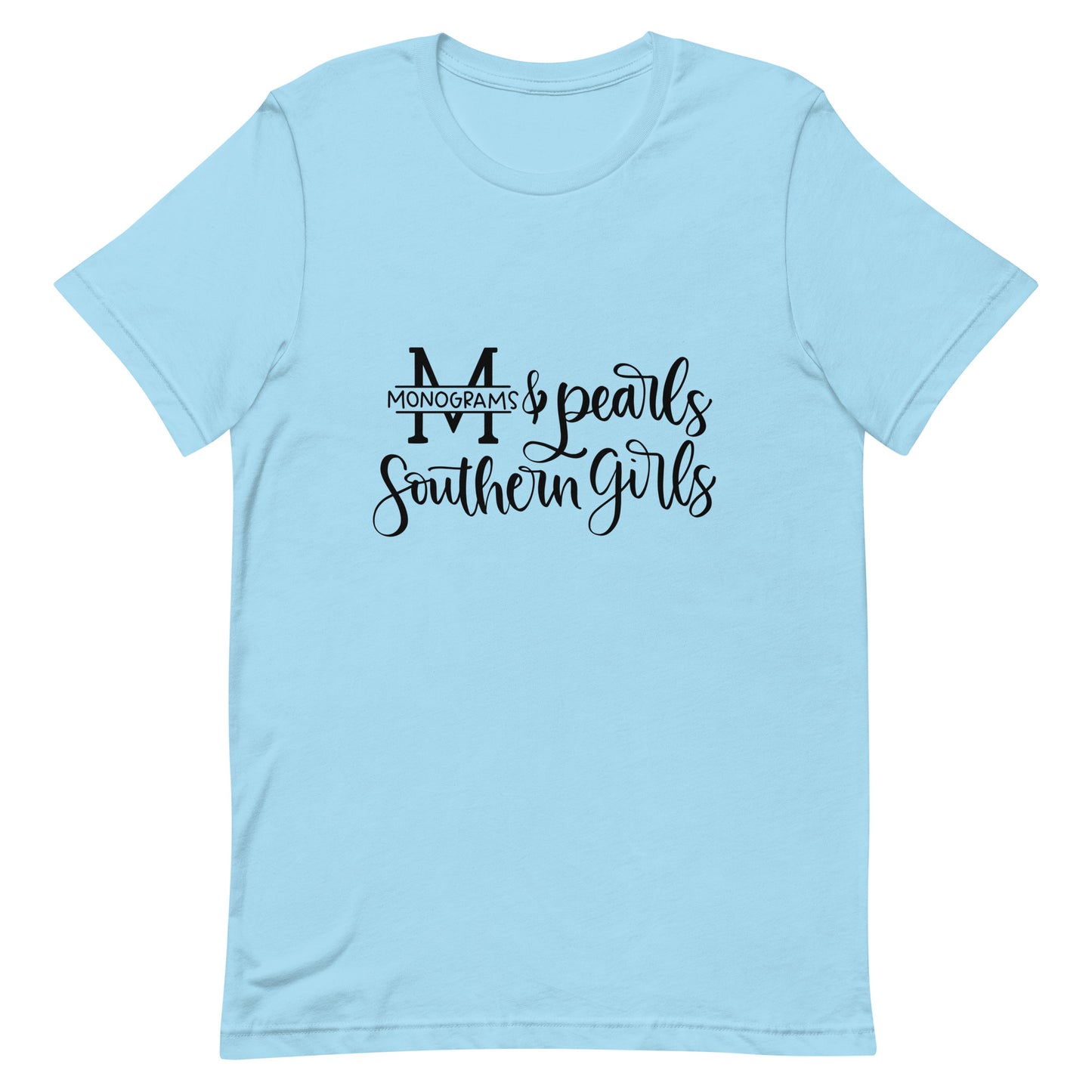 Monograms and Pearls t-shirt