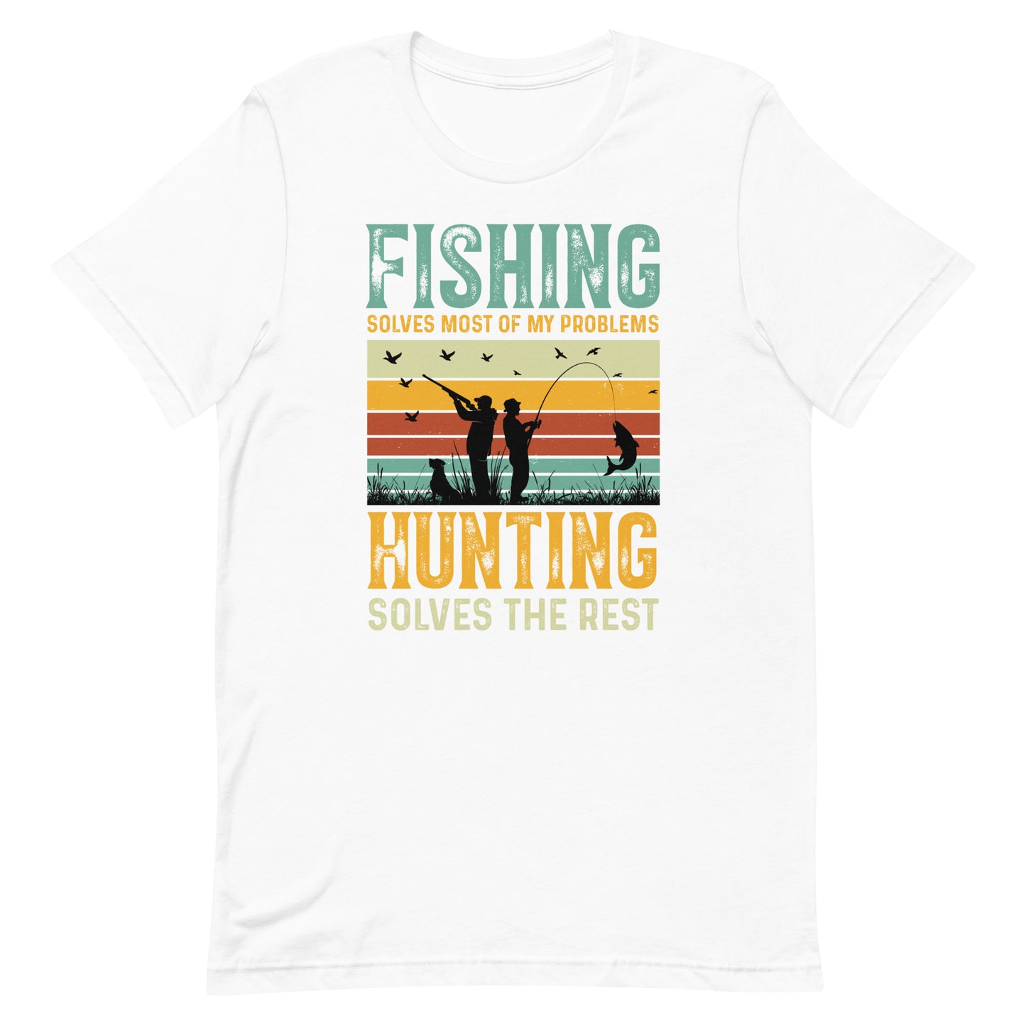 Fishing Solves Most Problems  t-shirt