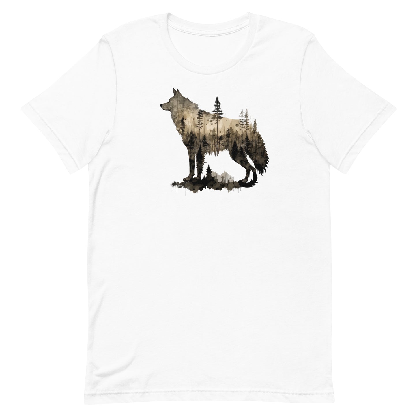 Mystic Wolf Forest Tee